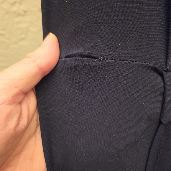 Joseph Ribkoff Black Draped Midi Dress Sleeveless Elegant - Picture 4 of 8